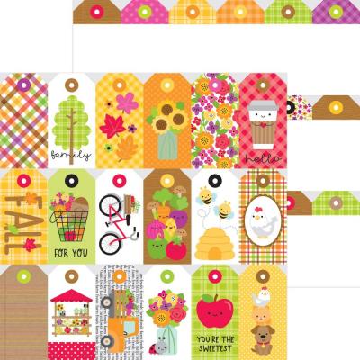 Doodlebug Farmers Market Designpapier - Garden Tags